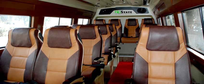 tempo traveller 17 seater price