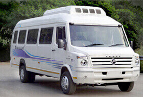 18 seater tempo traveller hire